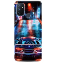 OnePlus Nord N10 Kılıf Silikon Desen Neon Cars 1724