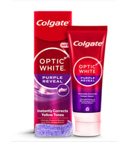 Colgate Optic White Purple Reveal Beyazlatıcı Diş Macunu 125 ml 3 Adet + Hediye Dynamic Diş Fırçası Orta