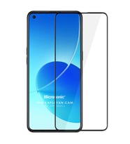 Microsonic Oppo Reno 6 4G Tam Kaplayan Temperli Cam Ekran Koruyucu Siyah