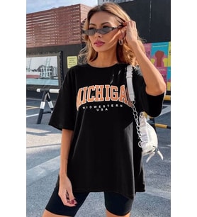 Tasarım Michigan Tasarım Tshirt (STD)