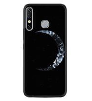 INFINIX Hot 8 Kılıf Silikon Desen Yalnız Ay 1744