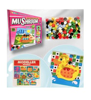 Mushroom - Renkli Mantar Parçaları Yerleştirme Kutu Oyunu