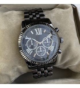 Özel Edition Siyah M Kors Model Premium Erkek Metal Kol Saati Avantajlı Kampanyalı Arkadasa Sevgiliye Kocaya Yildonumu Hediyesş Babaya Kuzene Amcaya Dayıya Dogun Gunu Hediyelik Kol Saati Erkek Casual Günlük ve Spor Kullanımına Uygundur Özel Kutulu