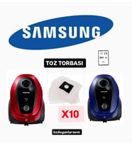Samsung  Elektrik Süpürgesi Bez Toz Torbası 10 Adet