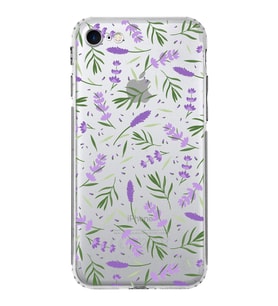 PrintiFy iPhone 8 ile Uyumlu Water Color 3  Kamera Korumalı Şeffaf  Kılıf