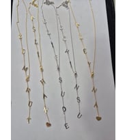 925 ayar papatya silver özel kalpli isim kolye.Y kolye.rose,gold,rodaj,