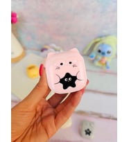 Sevimli Kedi Silgi Rulo Silgi, Toz Hazneli Silgi - Pembe
