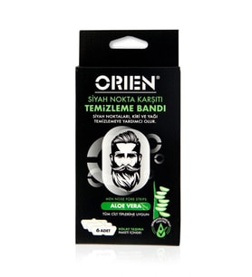 Erkeklere Özel Siyah Nokta Karşıtı Temizleme Bandı 6'lı