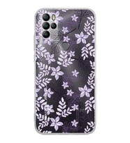 PrintiFy General Mobile GM 21 Pro New Edition Uyumlu Kamera Korumalı Floral Lila Kılıf