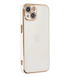 iPhone 14 Kılıf Volet Silikon - Beyaz