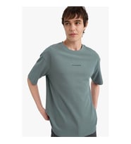 Defacto Mini Baskılı Yeşil Erkek T-Shirt D5871AX/GN1083