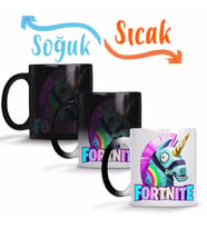 Fortinite Unicorn Sihirli Kupa Bardak Porselen