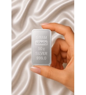 50 Gram Külçe Gümüş – Yatırımlık Gümüş
