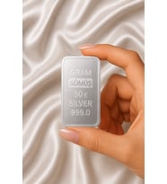 50 Gram Külçe Gümüş – Yatırımlık Gümüş