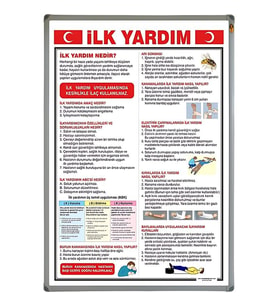 İLK YARDIM LEVHASI (Alüminyum Çerçeve)