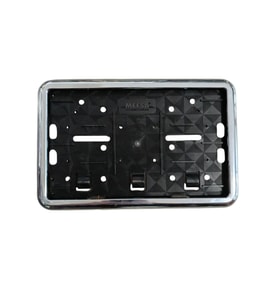Çerçeveli Motor Plakalık Plaka Altlığı Krom 1 Adet