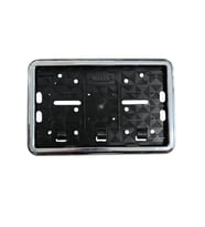 Çerçeveli Motor Plakalık Plaka Altlığı Krom 1 Adet