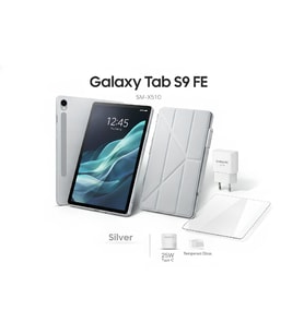 Samsung Galaxy Tab S9 FE SM-X510 128 GB 6 GB RAM 10.9” Tablet Silver (Kutulu Teşhir)
