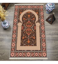 Dijital Baskılı, Yıkanabilir, Yumuşak Dokulu Çocuk ve Yetişkin SECCADE 65x115 cm  S-DOT-S-041