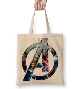 Avengers Znn Vingadores Bez Çanta Uzun Saplı