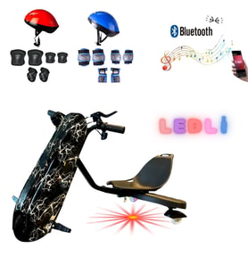 Citymate Drift Car Elektrikli Kaykay Bluetooth Dirift Kar Hoverboard Scooter + Koruma Ekipmanı D02