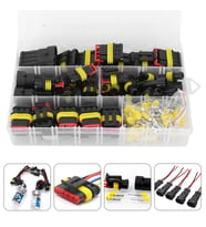 Powermaster PM-28532 HID JST Konnektör Seti Oto Araç Elektrik Tesisat Kablo Soketleri Su Geçirmez 352 Parça