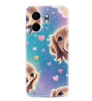 Infinix Smart 9 Kılıf Boutique Baskılı Resimli Kalp ve Köpek Pcode -034
