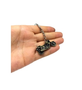 Eskitme Motosiklet Tasarımlı Anahtarlık 1 Adet (Çok Renkli)