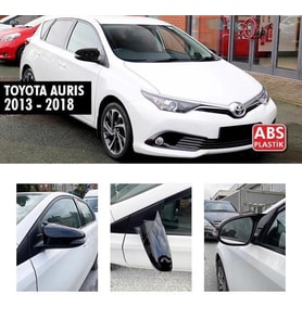 Toyota Auris 2013-2018 Batman Yarasa Ayna Kapağı Piano Black Abs Plastik
