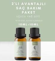 Boco Nature 2'li Avantajlı Paket Saç Bakım Biberiye & Çay Ağacı %100 Saf Uçucu Yağı