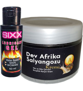 Bonie Giant -Ksıxx:24 Dev Afrika Salyangozu Yaşlànma Kàrşıtı 100 ml + Sıxx Bay Bayan Iubricent 60ML