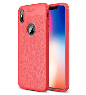 Durukar® iPhone XS Max Kılıf Auto Focus Kapak - Kırmızı