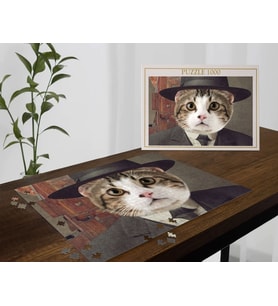 BK Gift Evcil Dostlara Özel 1000 Parça Profesyonel Puzzle, Evcil Dost Portre, Evcil Hayvan Puzzle-3
