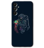 Galaxy A05s Kılıf HD Desen Baskılı Kılıf - Astronot Kıyafeti