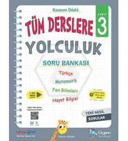 Üçgen Yayınları 3. Sınıf Tüm Derslere Yolculuk Soru Bankası (Karışık)