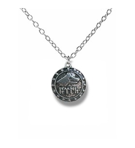 Bozkurt Türk Figürlü Kolye – Gümüş Renk Unisex Metal Takı