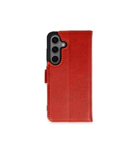 Northcity Samsung Galaxy S24 Plus Uyumlu Kılıf Trend S Plus Kapaklı Kılıf - Kırmızı