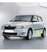 Skoda Fabia 2011-2014 Sol Ön Kapı Çıtası Düz 5J6853515