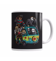 Skull Korku Silahlı Pug  Köpek  Kupa Bardak Porselen