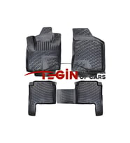Hyundai SantaFe 7 Koltuk 2009 3D Havuzlu Paspas Siyah