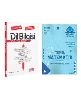 Çöz Kazan TYT Temel Matematik ve AKM Dil Bilgisi Soru Bankası Seti 2 Kitap
