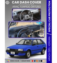 MAZDA 323 BF (1985-1989) Torpido Örtüsü Panel Koruma Torpido Koruma Tam Uyum Çatlamayı Önler Kaymaz