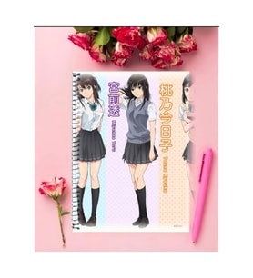 Seiren (hikari.toru.kyouko) Anime Defter 1 Adet Özel Tasarım A4 Boyutu 21*29 Cm Telli Çizgili