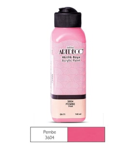 Artdeco 140Ml Pembe Akrilik Boya 3604