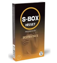 S-Box Ekstra İnce Prezervatif 12'li