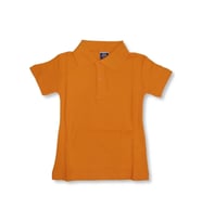 Unisex Çocuk Polo Yaka Kısa Kol Okul T-shirt