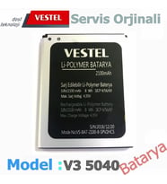 Vestel V3 5040 Batarya 2100mAh Sıfır Vakumlu Orjinal Ambalajında Garantili Batarya