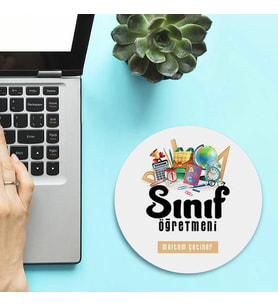 Kişiye Özel Sınıf Öğretmenlerine Hediye Mousepad