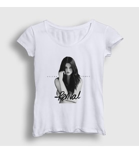 Presmono Kadın Beyaz Revival Selena Gomez T-Shirt 326683tt