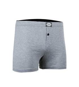 Bsm Erkek Kemerli Pamuk Boxer 13404 (Gri)